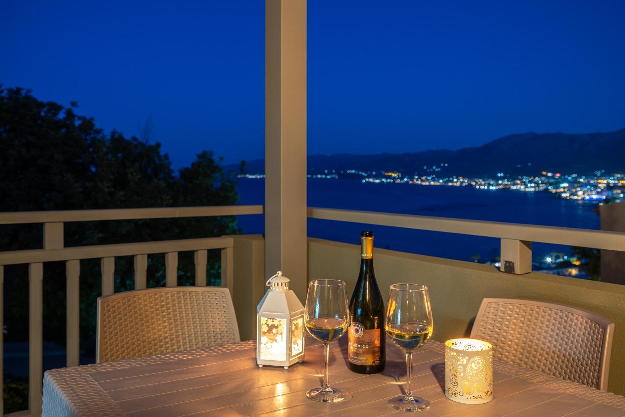 Blue View Villas Stalida Buitenkant foto